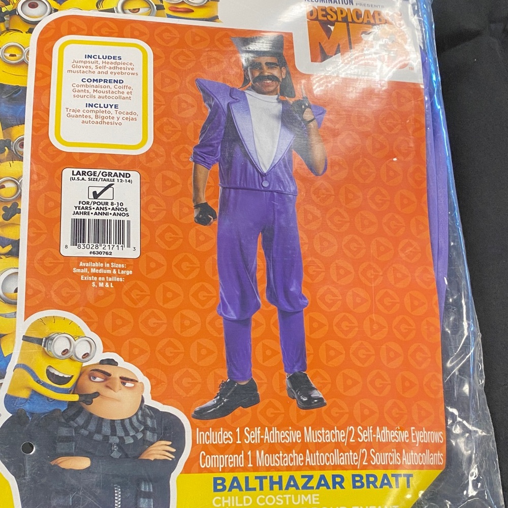 Universal Balthazar Bratt Kids Costume - Purple and Black